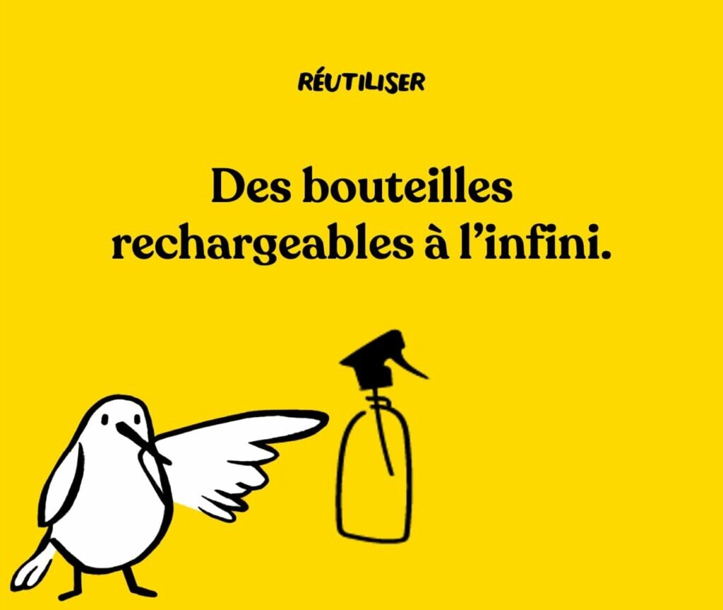 Des bouteilles rechargeables à l'infini